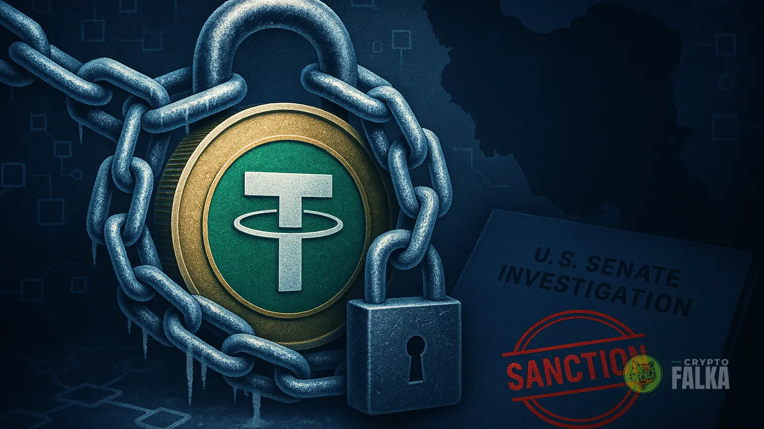 A Tether közel 550 millió dollárnyi iráni USDT zárolásában segített
