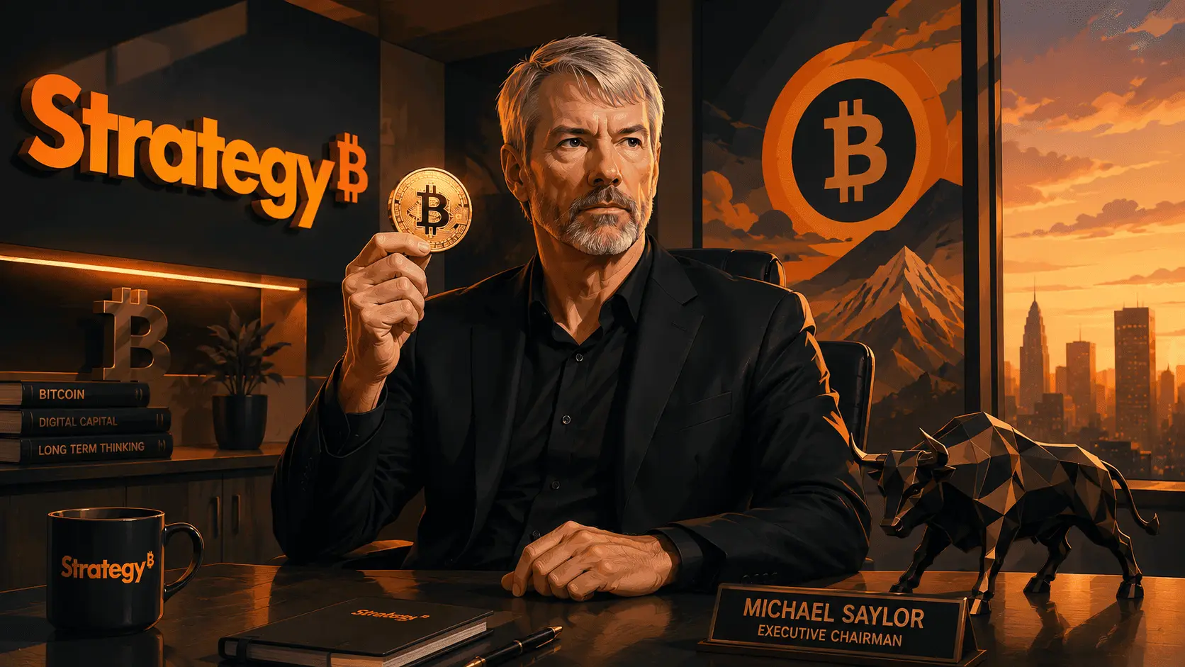 Ismét megszólalt Michael Saylor a Bitcoin-eladások lehetőségéről