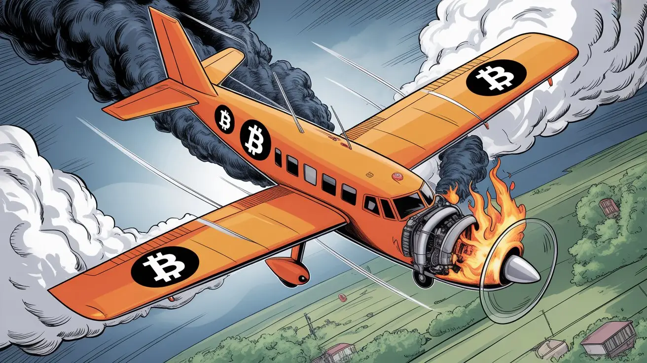 Brutális Bitcoin-zuhanás, milliárdos likvidálások rázták meg a piacot