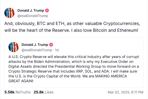6,8 millió dolláros profitot realizált egy kereskedő Trump bejelentésével | Cryptofalka