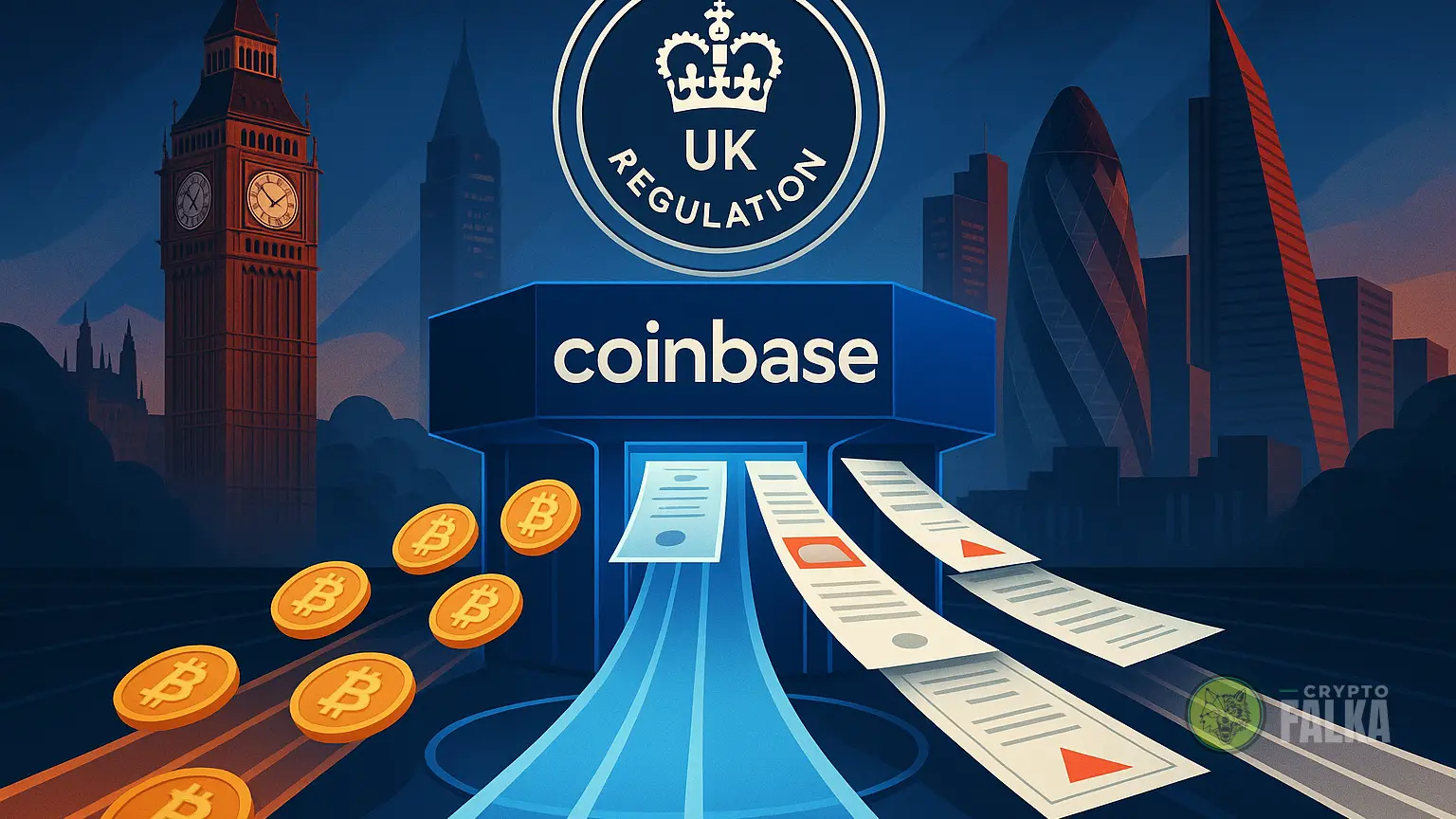 A Coinbase brit engedélyt kapott részvényekre és derivatívákra