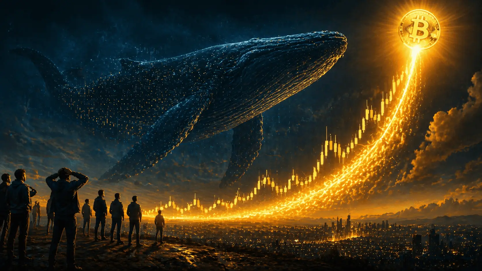 Bálnák vásárolnak miközben a Bitcoin 80 ezerhez közelít