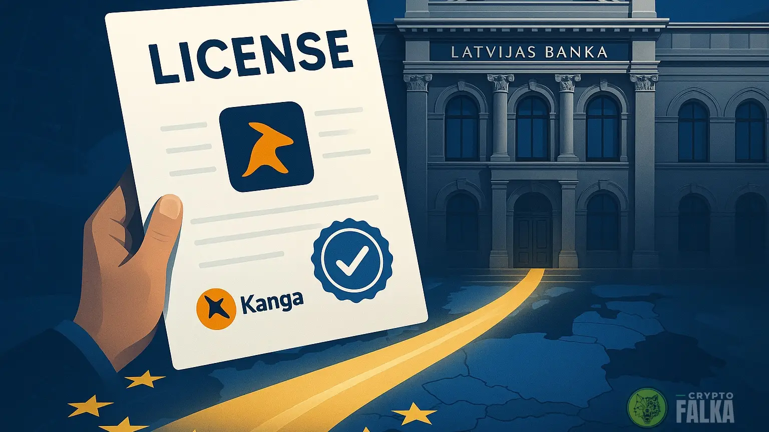 A Kanga lettországi MiCA-engedéllyel terjeszkedhet az EU-ban