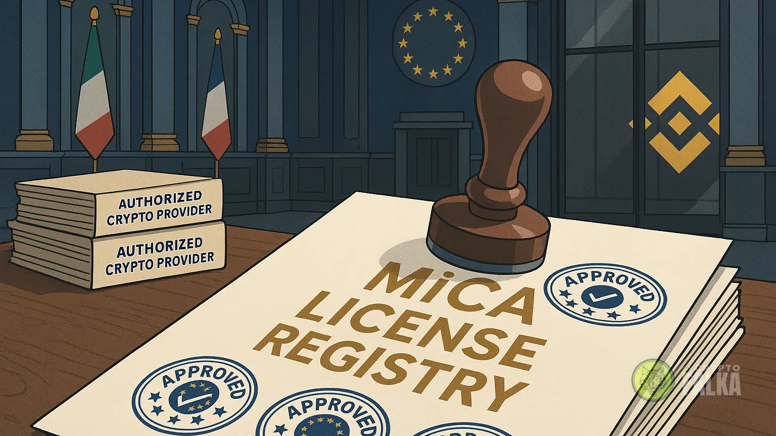 A MiCA átmeneti időszakának végén sorra jöttek az engedélyek - Cryptofalka A MiCA átmeneti időszakának végén sorra jöttek az engedélyek - Cryptofalka