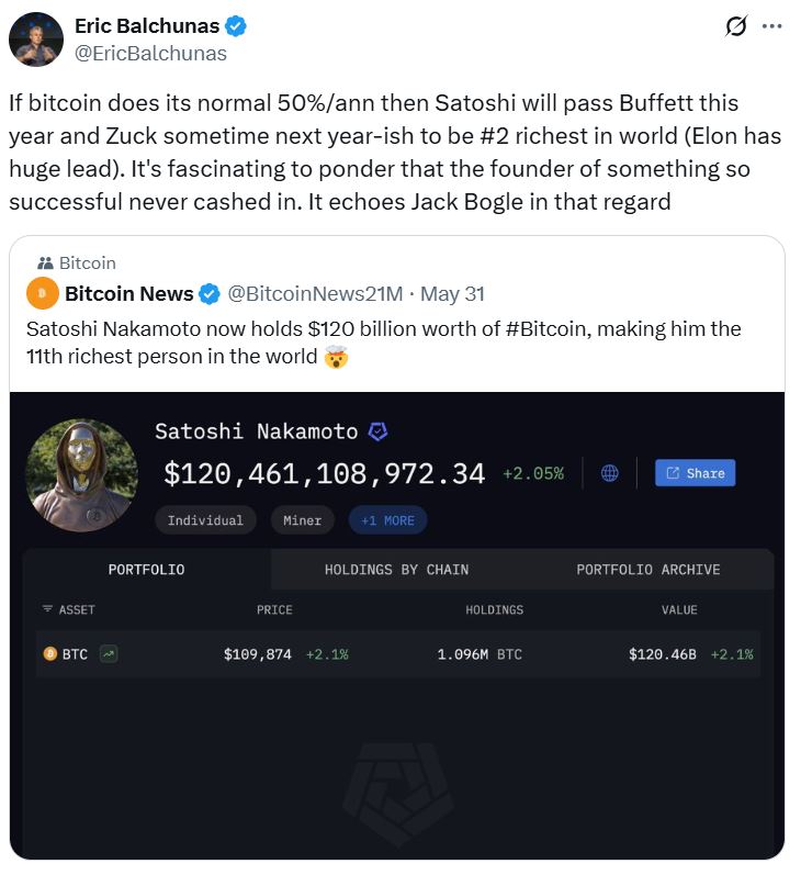 Eric tweet Cryptofalka