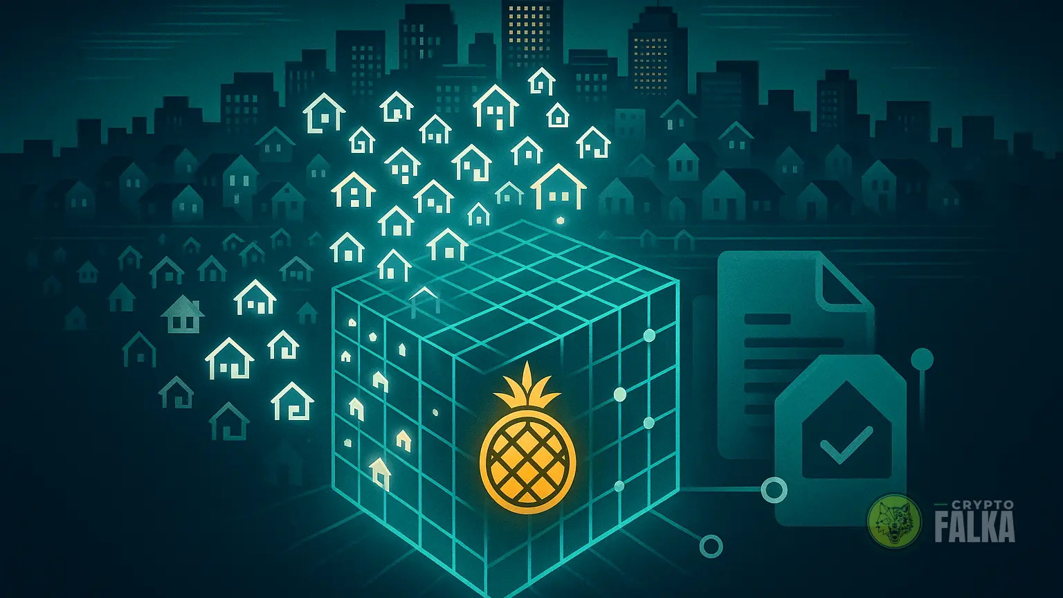 A Pineapple 1 milliárd dollárnyi jelzálogadatot vitt blokkláncra