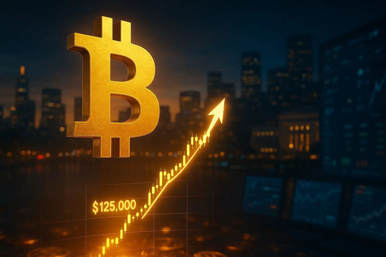 Új csúcson a Bitcoin árfolyama, már 125 ezer dollárnál jár a BTC