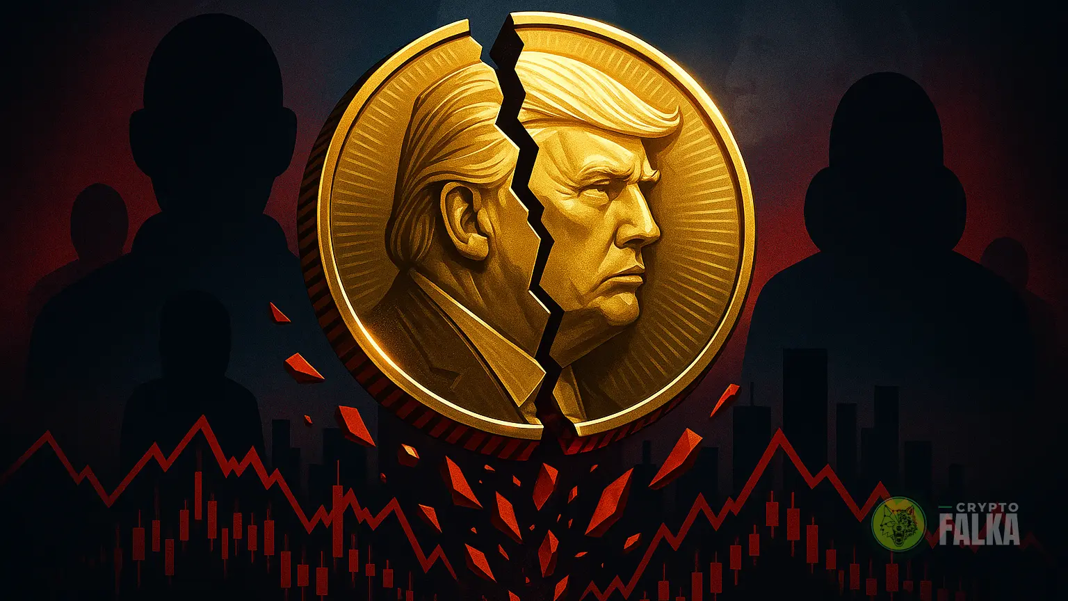 Összeomlott a Trump által reklámozott márka GOLD tokenje