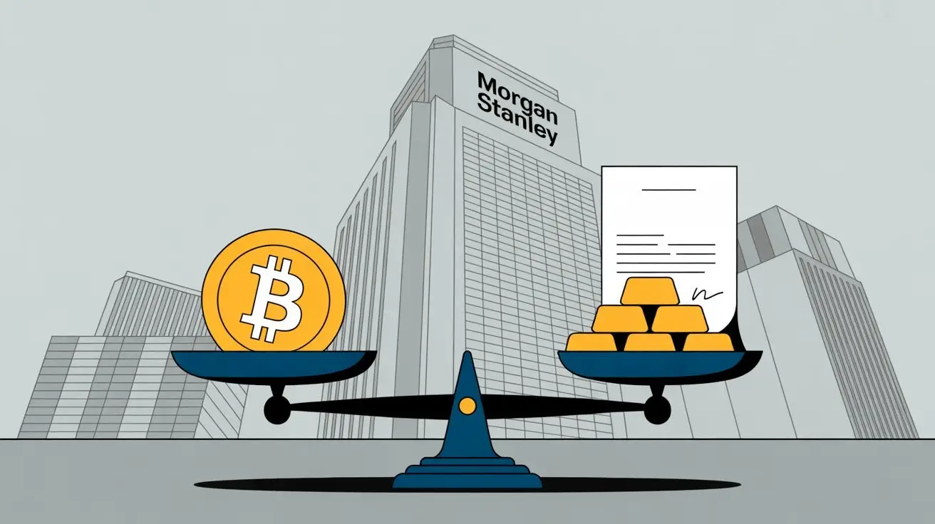 A Morgan Stanley kriptovaluta-allokációt javasol befektetési portfóliókhoz