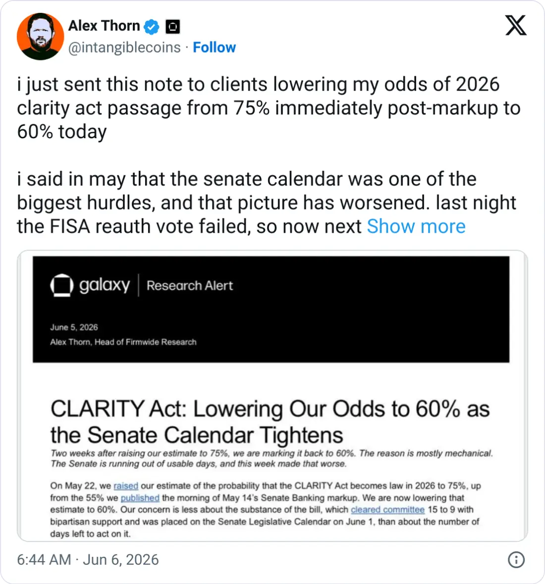 Clarity Act