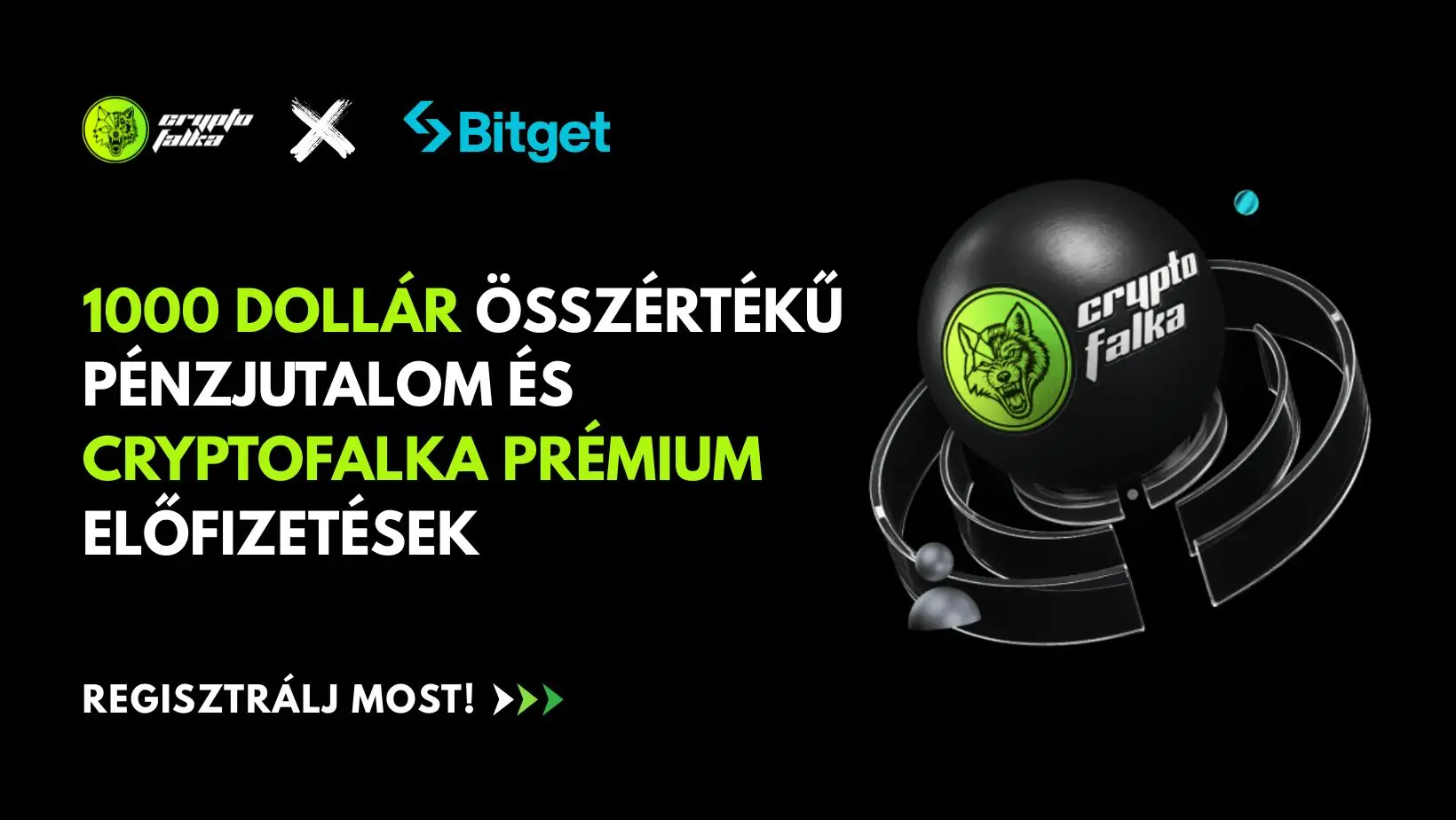 1000 USDT összdíjazással indul a Bitget x Cryptofalka kereskedői kihívása