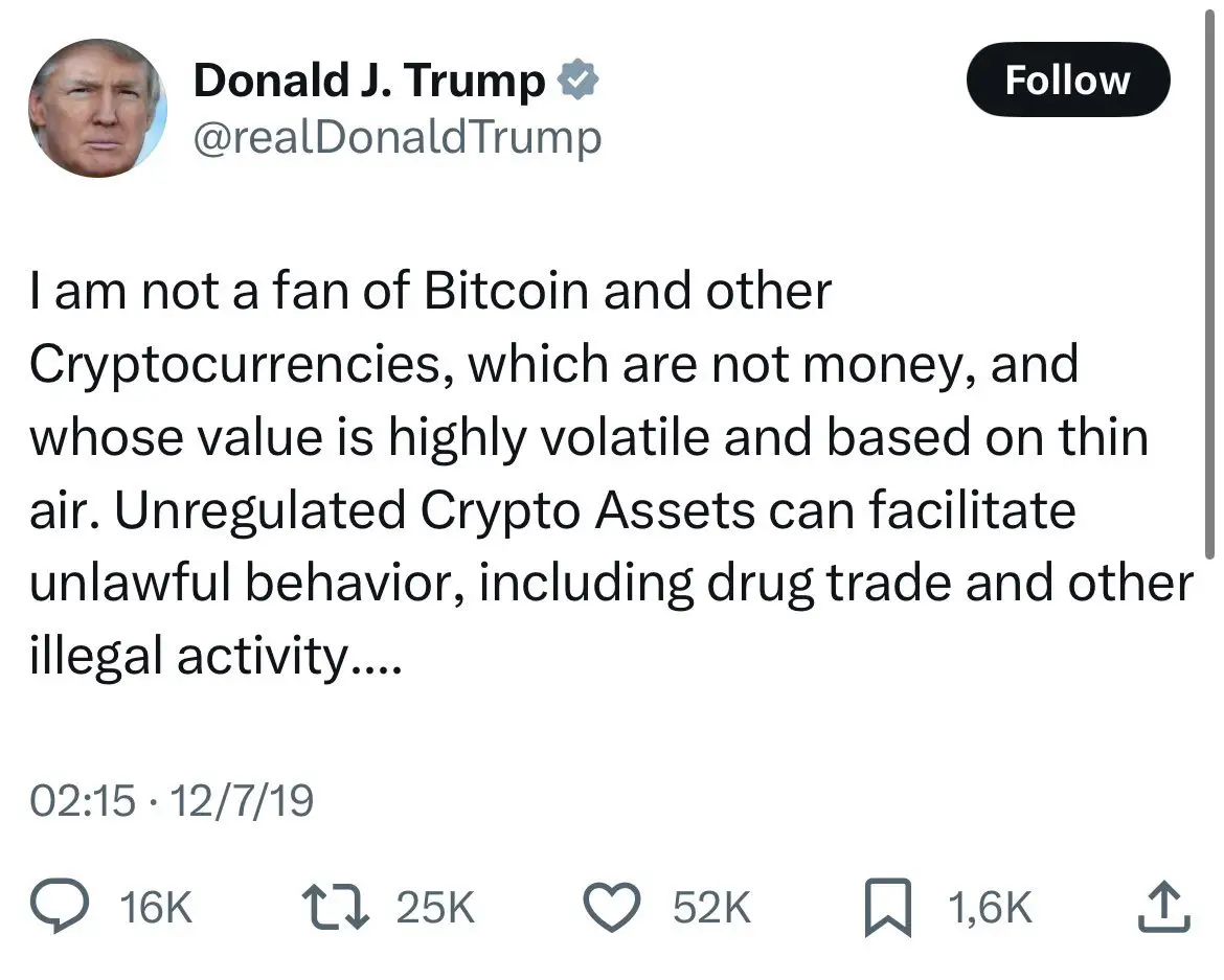 Trump Bitcoin