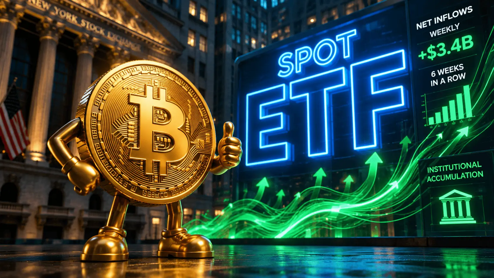 Hat hete ömlik a pénz a Bitcoin ETF-ekbe