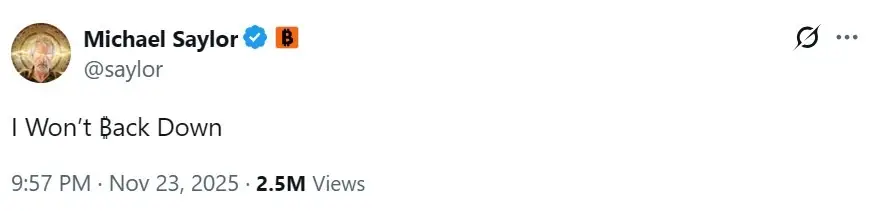 Saylor tweet Cryptofalka