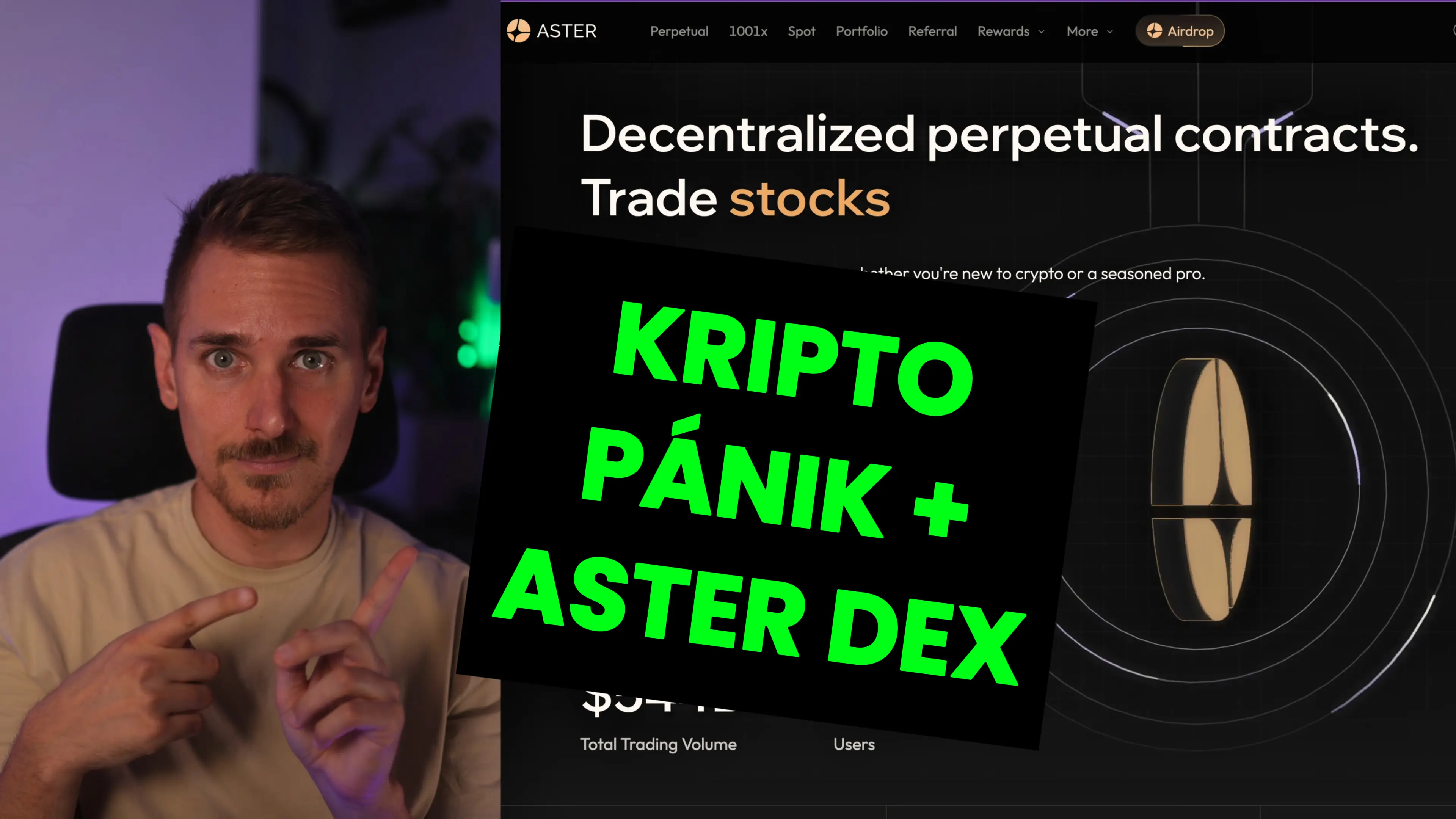 Kripto pánik és Aster DEX őrület: zuhanás és árrobbanás egyszerre