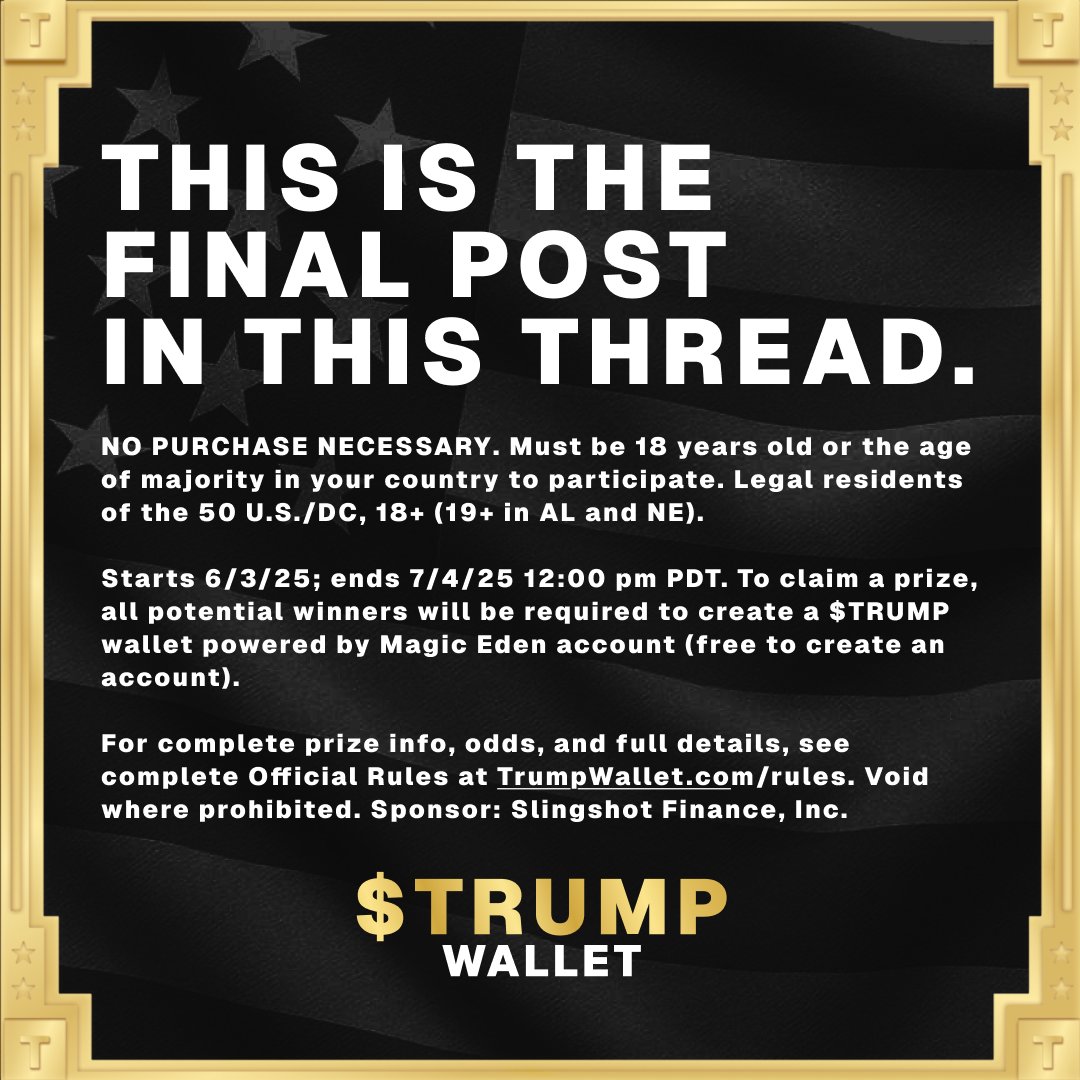 Magic Eden Trump Wallet