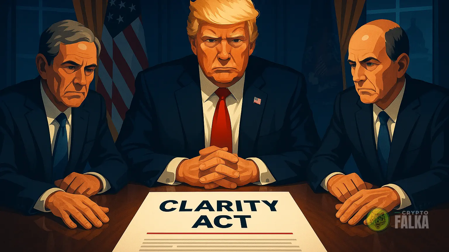 Trump csütörtökön szenátorokkal egyeztet a CLARITY Actről