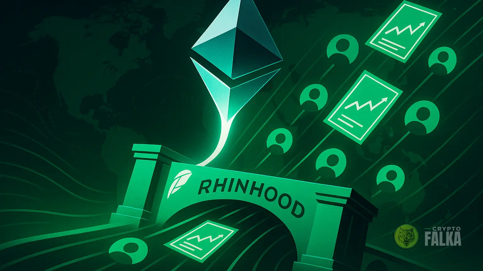 Egy hét alatt 70 millió dollár fölé nőtt a Robinhood Chainre vitt ETH