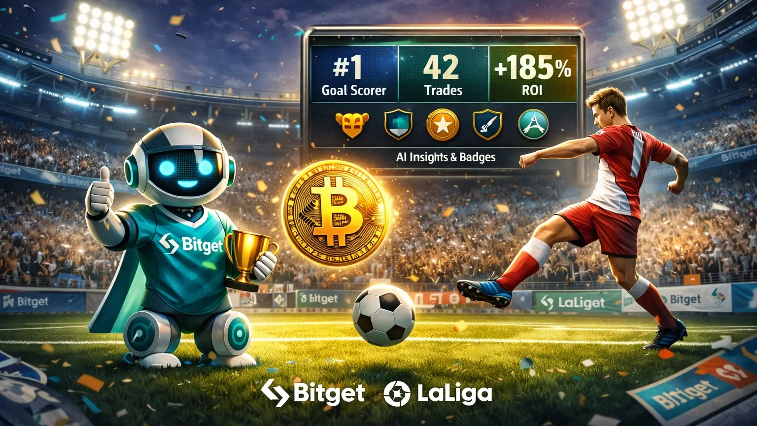 Bitget AI-alapú Wrapped élménye LALIGA stílussal zárja 2025-öt