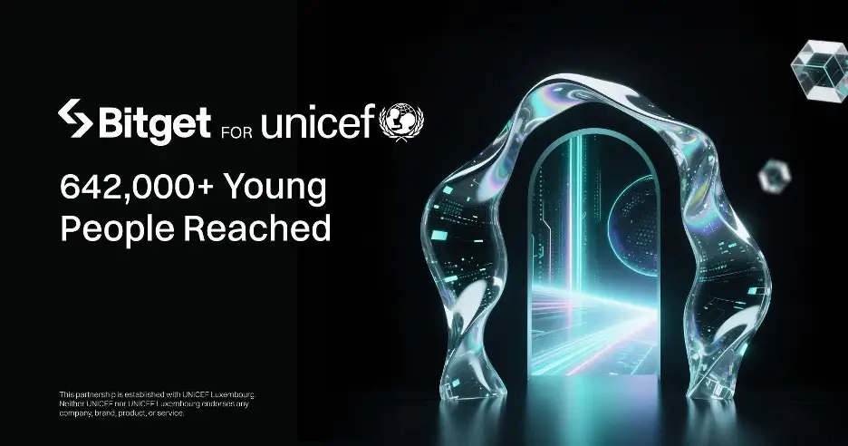 Bitget második éve az UNICEF-el a pénzügyi és AI-oktatásban