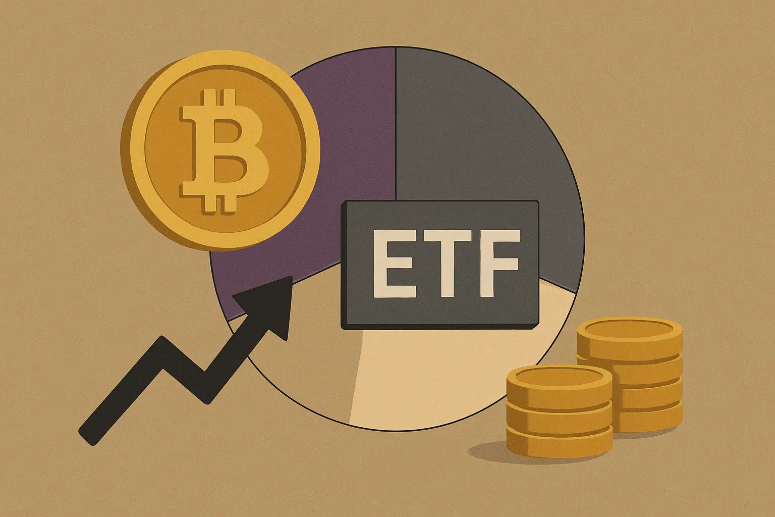 Rekordszintre nőtt a globális Bitcoin ETF-ekben tartott BTC mennyisége