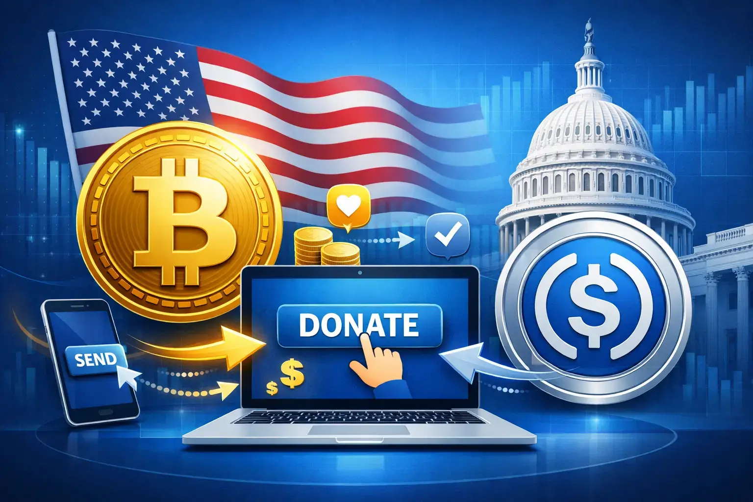 Kriptós adománygyűjtés a demokratáknál: elindult a BlueVault