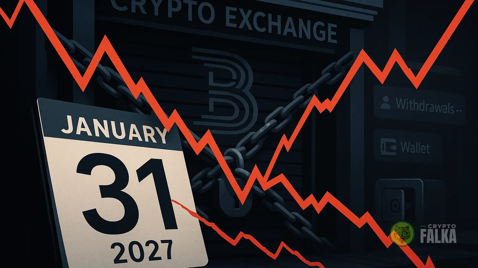 A BitMart leállása 2027. január 31-én válik teljessé