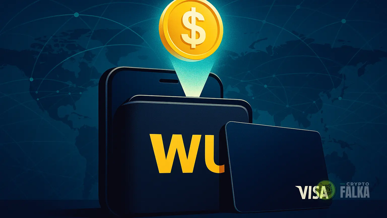 A Western Union stablecoinos Visa-kártyát vezetett be