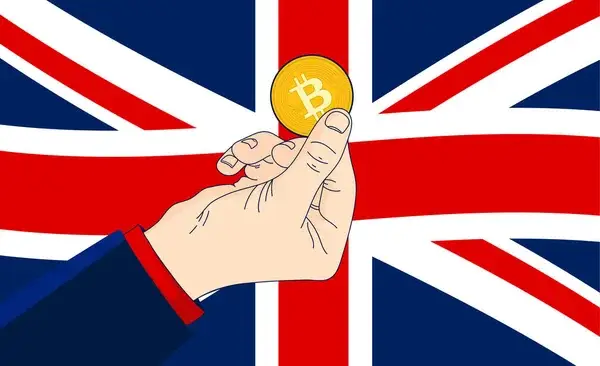 Brit zászló és BTC