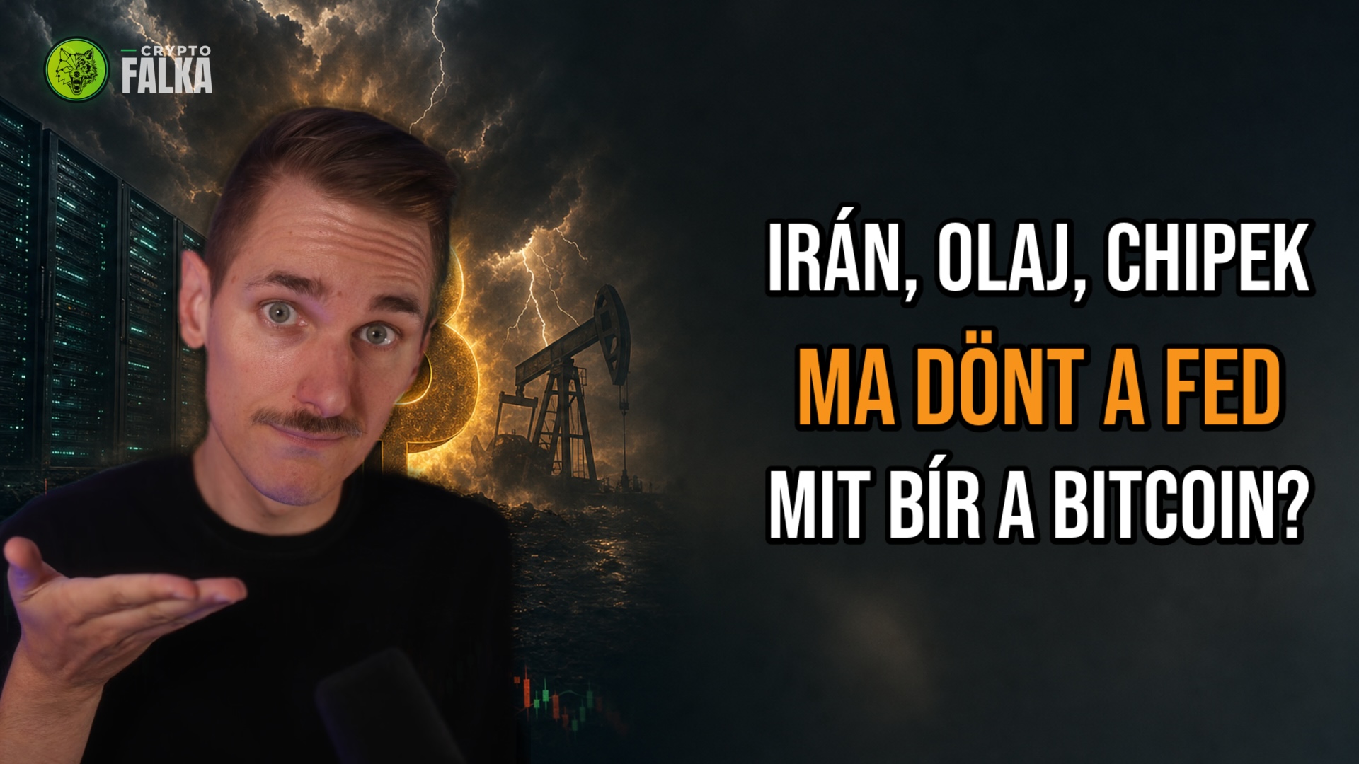 Így várja a Bitcoin a FED döntését - Irán, olajár, chippánik