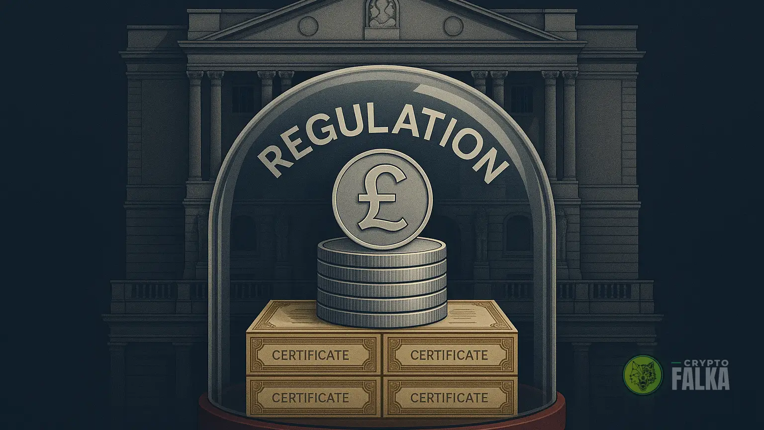 A Bank of England 40 milliárd fontos stablecoin-plafont vezet be
