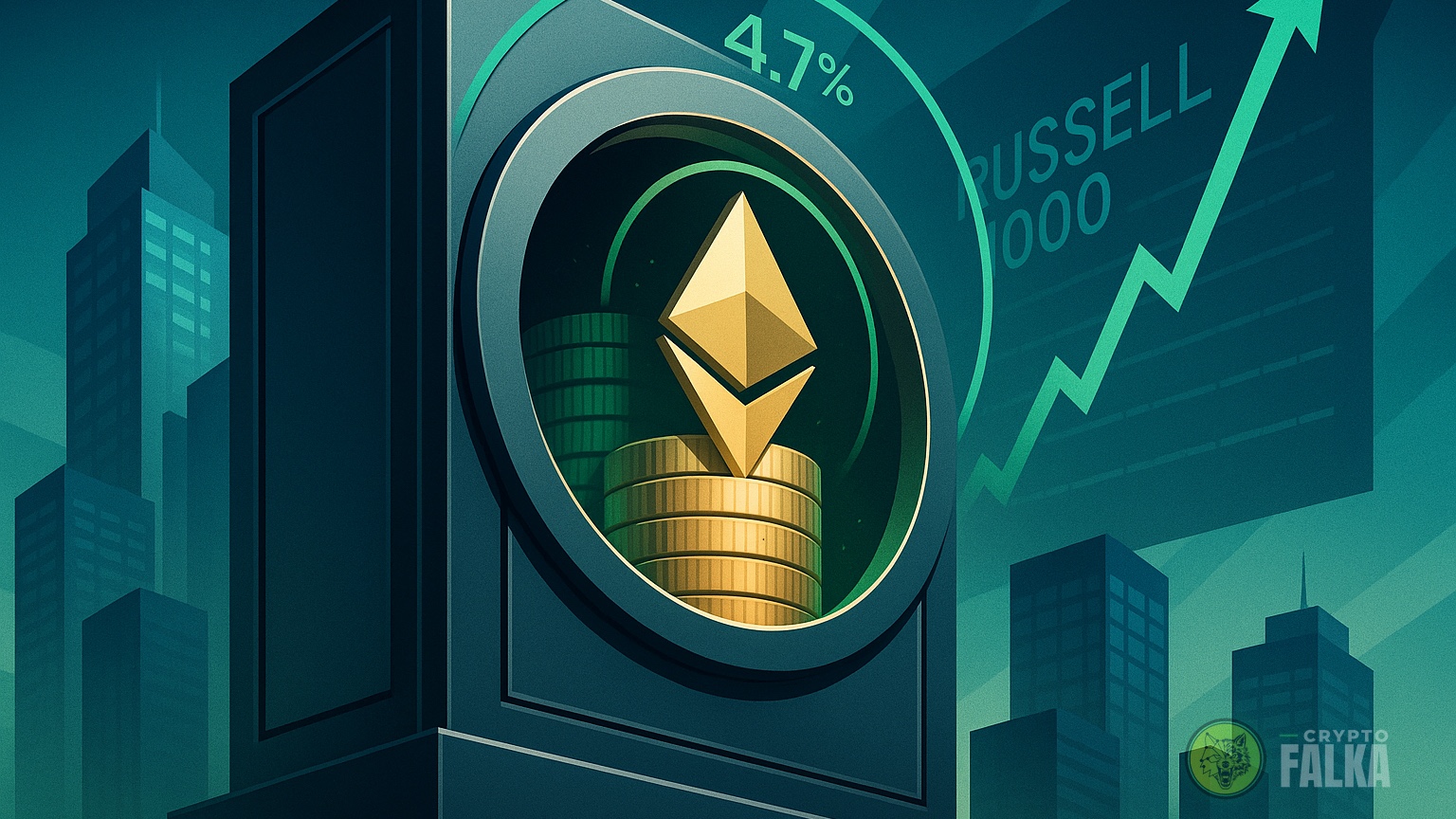 A Bitmine már 5,7 millió Ethert tart, és bekerült a Russell 1000-be