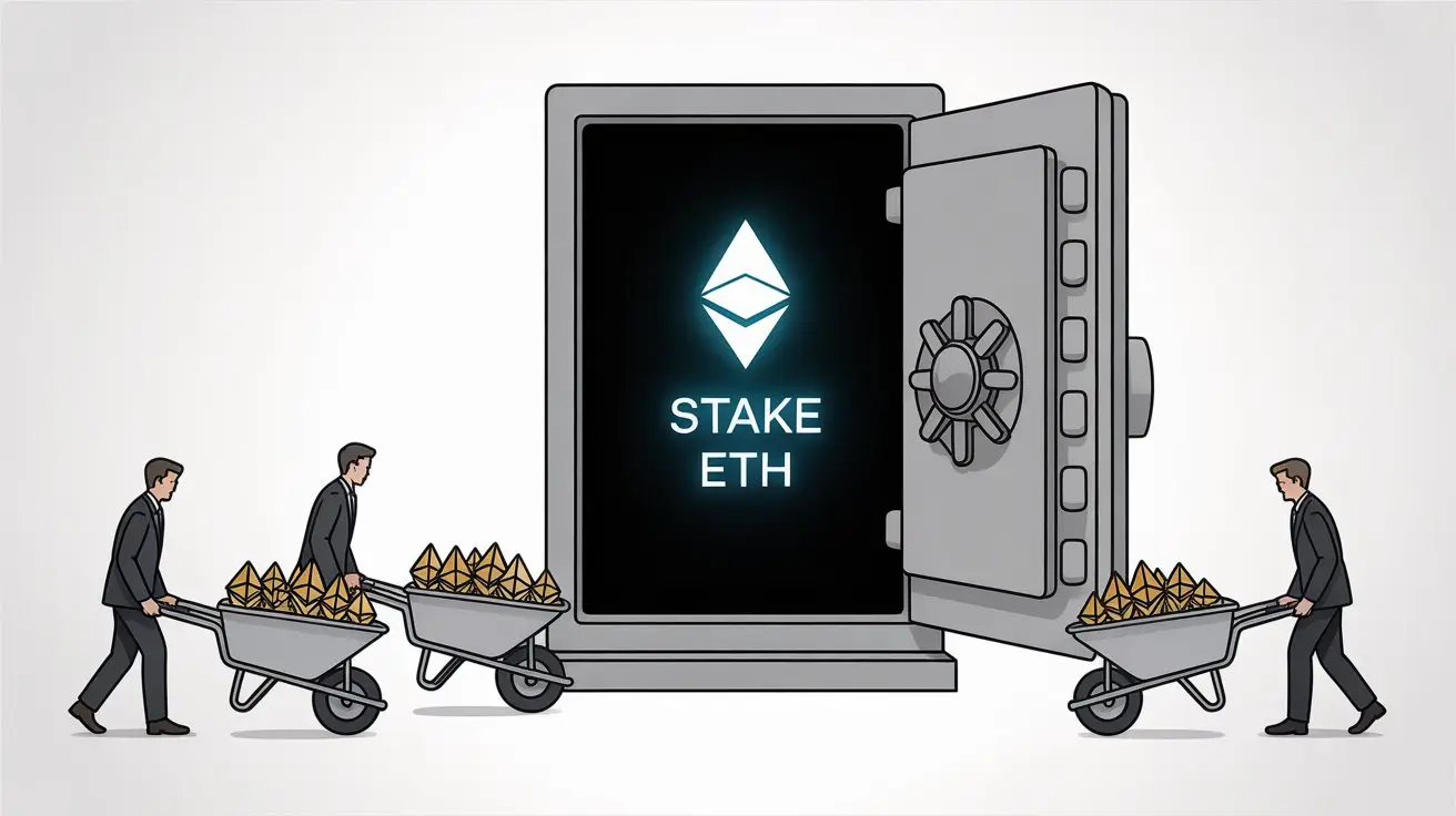 Az ETH staking várólista kétéves csúcson az intézményi érdeklődés hatására