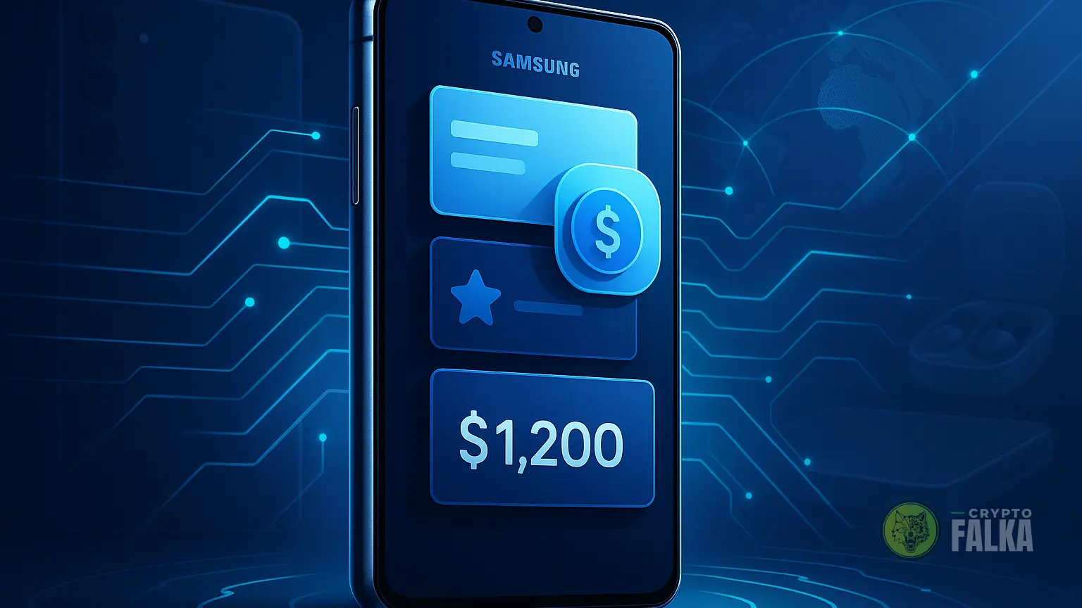 A Samsung Wallet stablecoinok beépített kezelésére készül