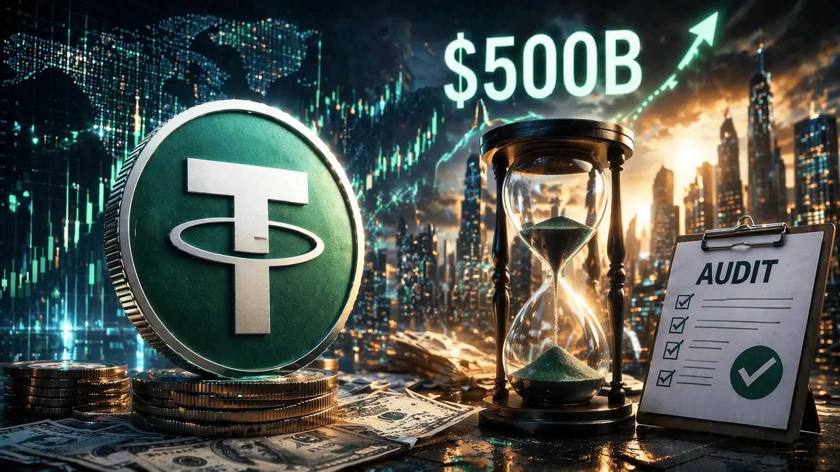 A Tether kivárhat ha nem jön össze az 500 milliárdos értékelés