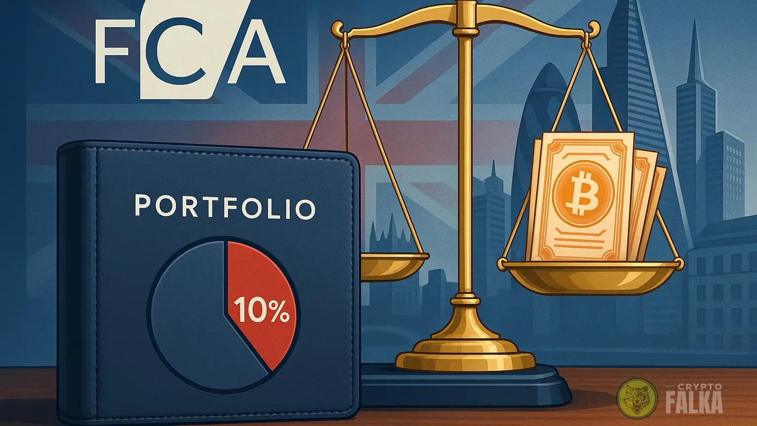A brit FCA 10%-os kriptokitet engedne a lakossági alapoknak