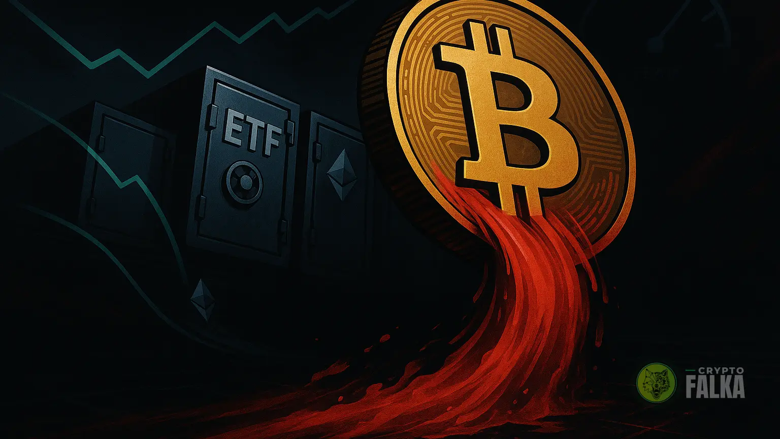 A Bitcoin ETF-ekből hét nap után 225 millió dollár áramlott ki