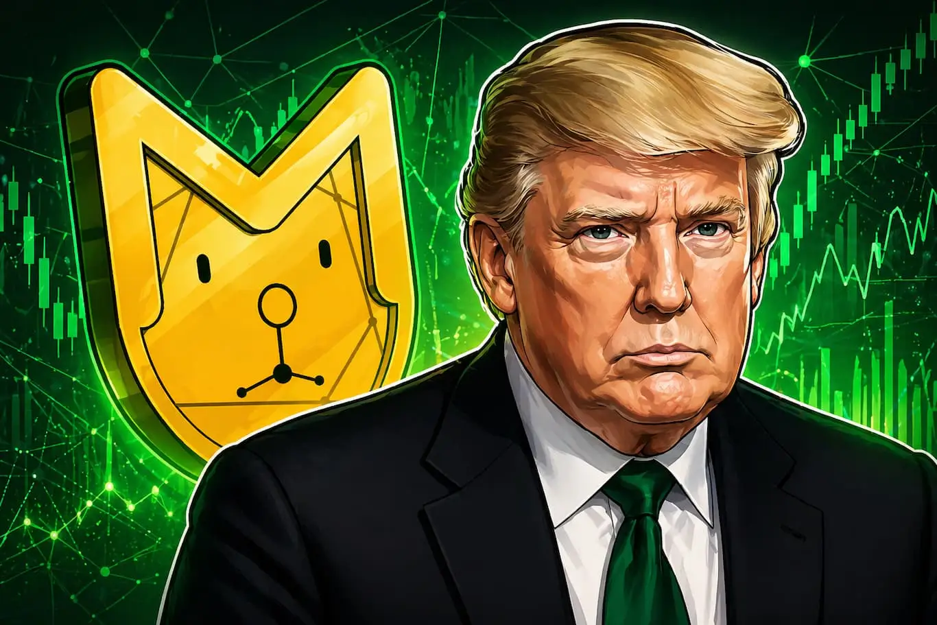 A TRUMP token az exkluzív befektetői est ellenére is zuhan