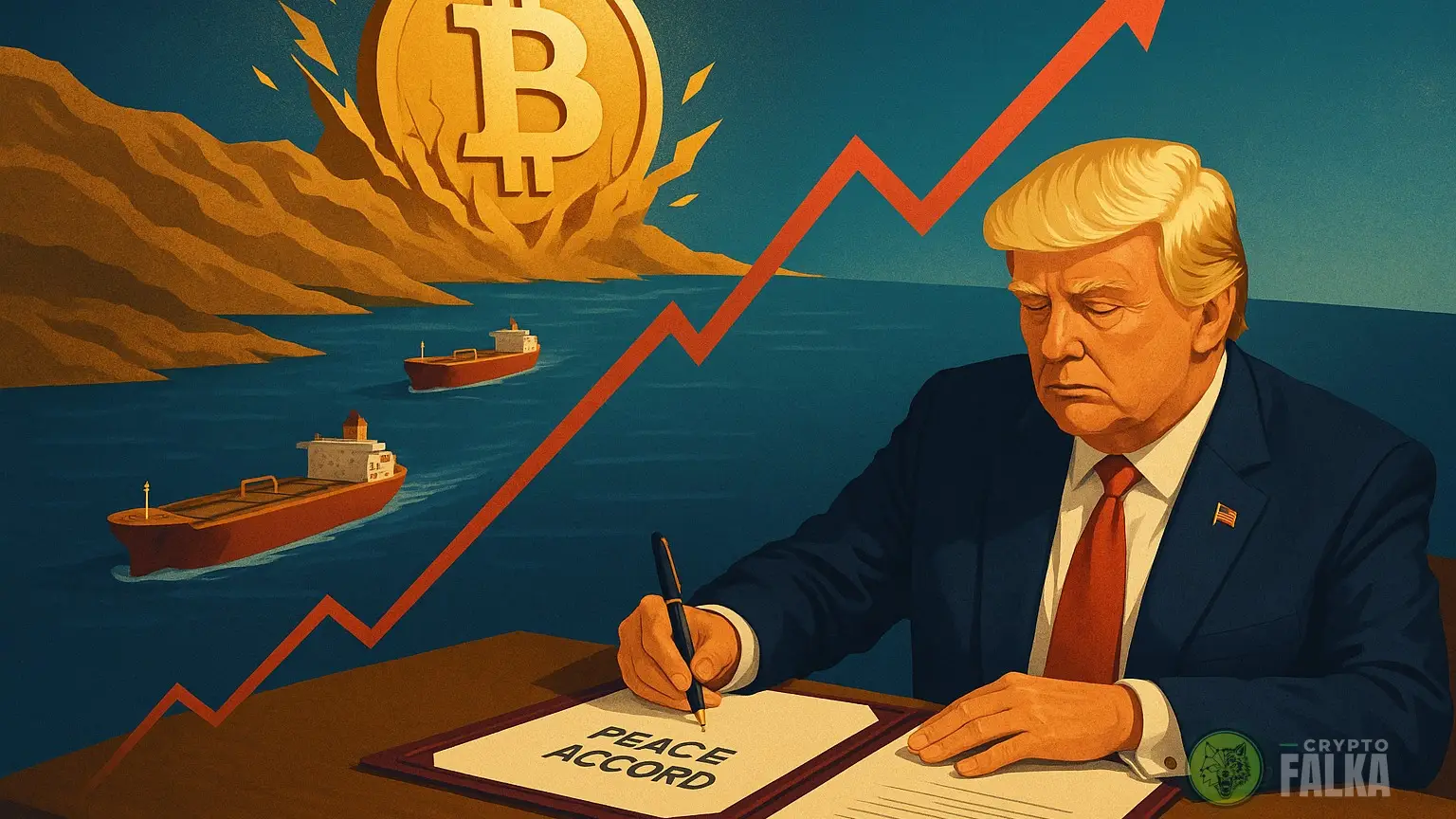Közel 65 000 dollárnál jár a Bitcoin Trump iráni békehírére