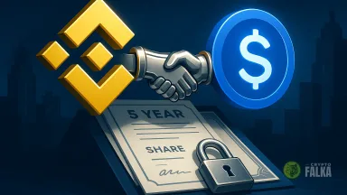 A Binance 100 millió dollárt fektetett a stablecoint kiadó Circle-be