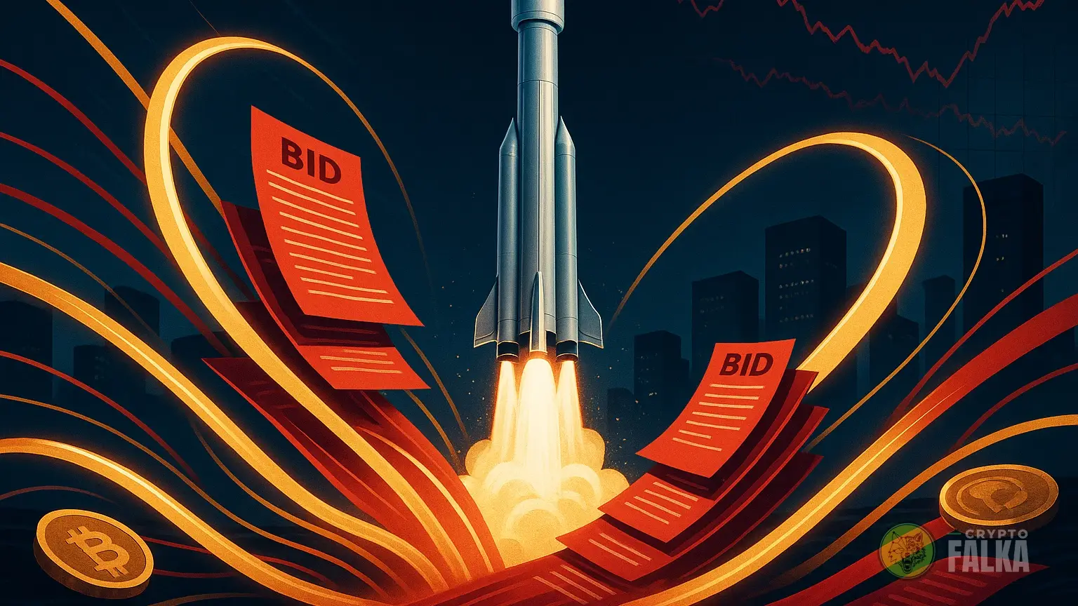 SpaceX tőzsdére lépése előtt a kriptópiacról vonják a tőkét