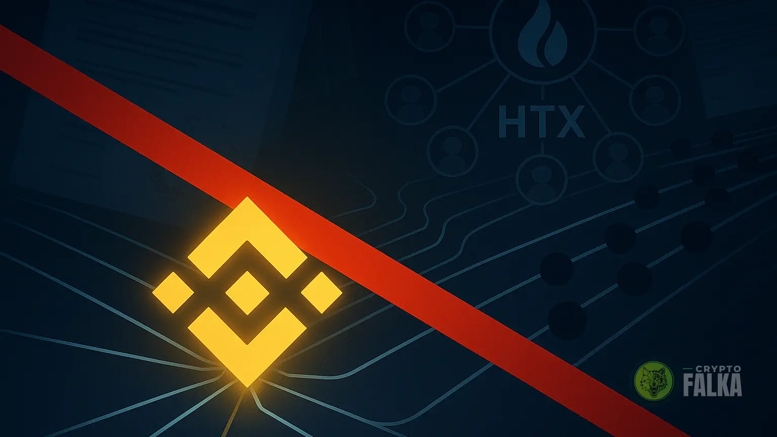 A Binance leállítja a HTX-et és 10 platformot érintő tranzakciókat