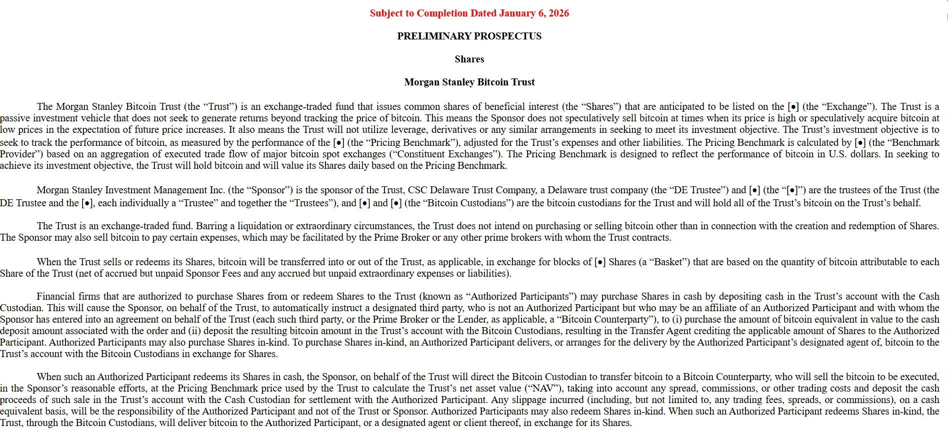 Morgan Stanley Bitcoin ETF kérelem.webp
