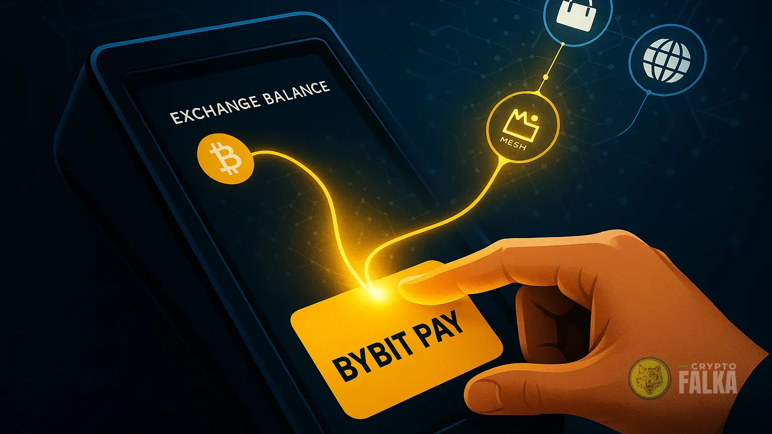 A Bybit Pay közvetlen kriptofizetést kínál a Mesh hálózatán