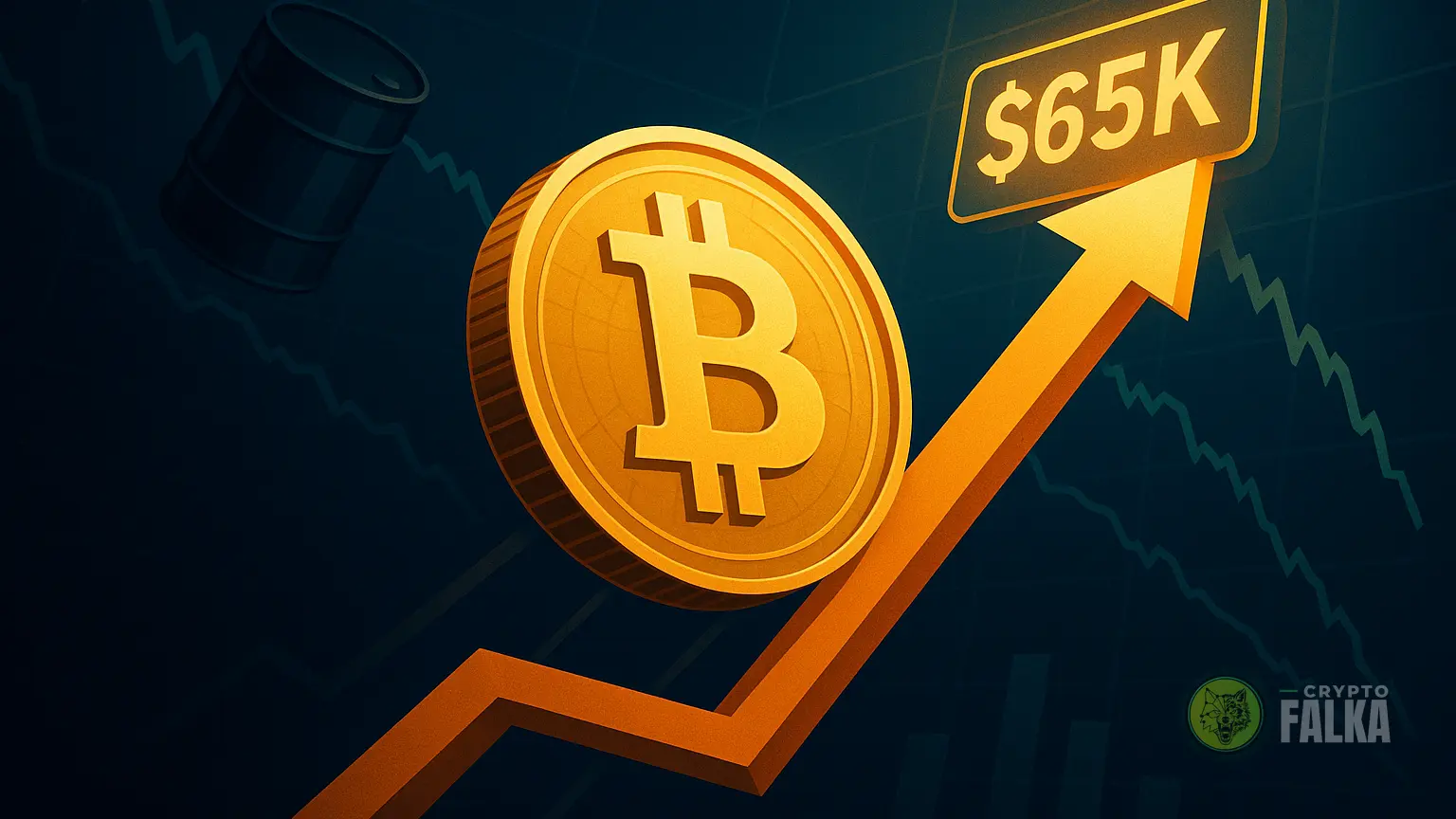 A Bitcoin árfolyama 64 000 dollár felett támadja a 65 000-es szintet