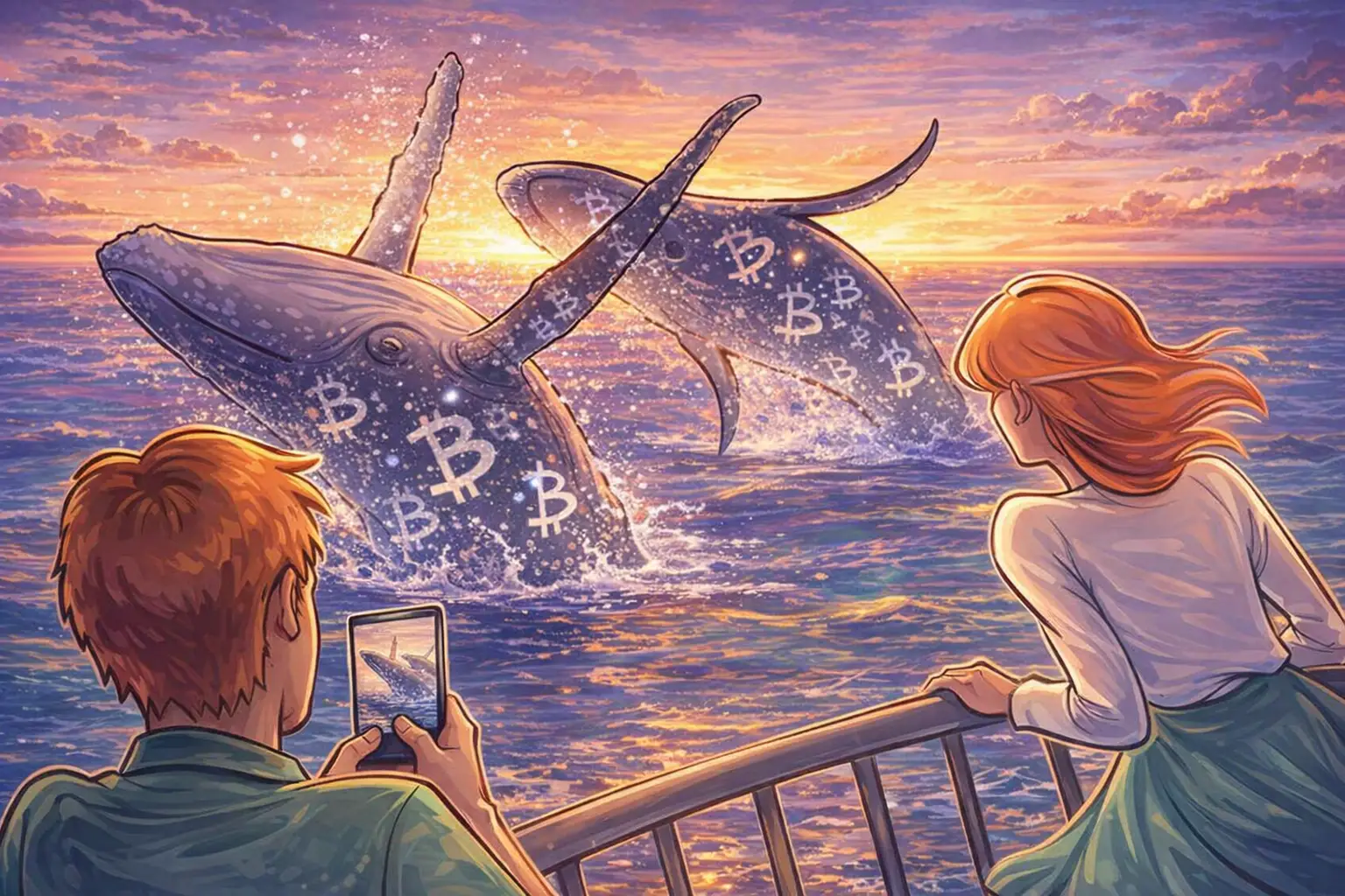 Bitcoin bálna aktivitás: 61 000 BTC vásárlás válságban